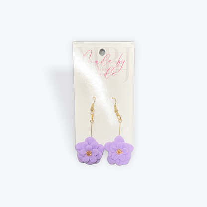 Made by Jade statement earrings with bold clay design