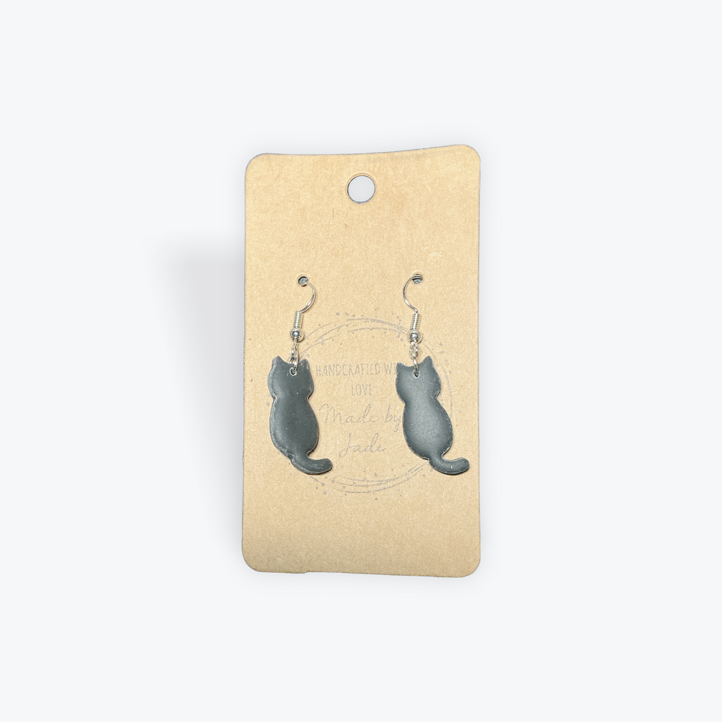 Made by Jade clay earrings with handcrafted design