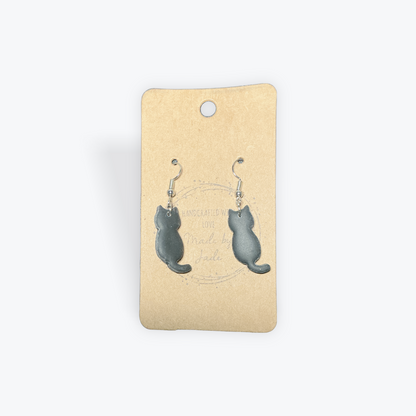Made by Jade clay earrings with handcrafted design
