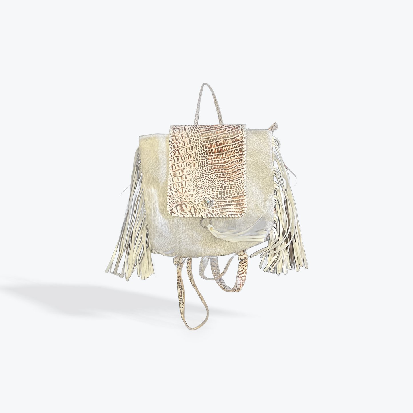 Myra tote bag with artisan handcrafted details