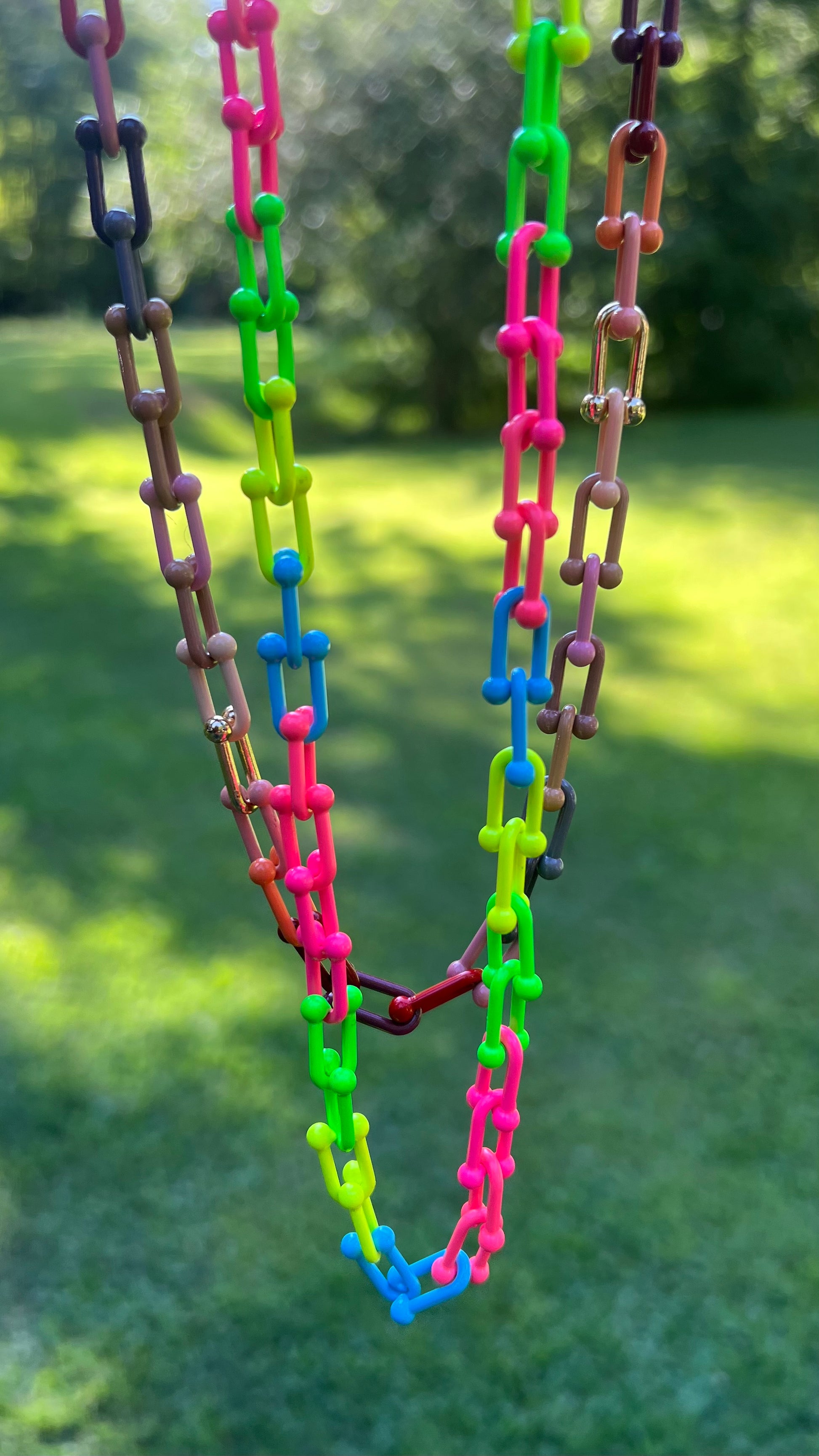 Soul Collective enamel pop choker with playful handmade design