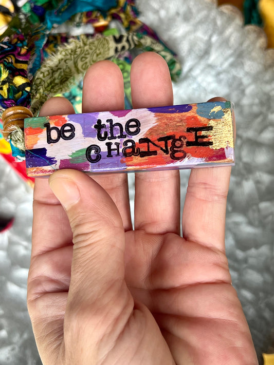 Handmade hand-painted ornament with artisan detail