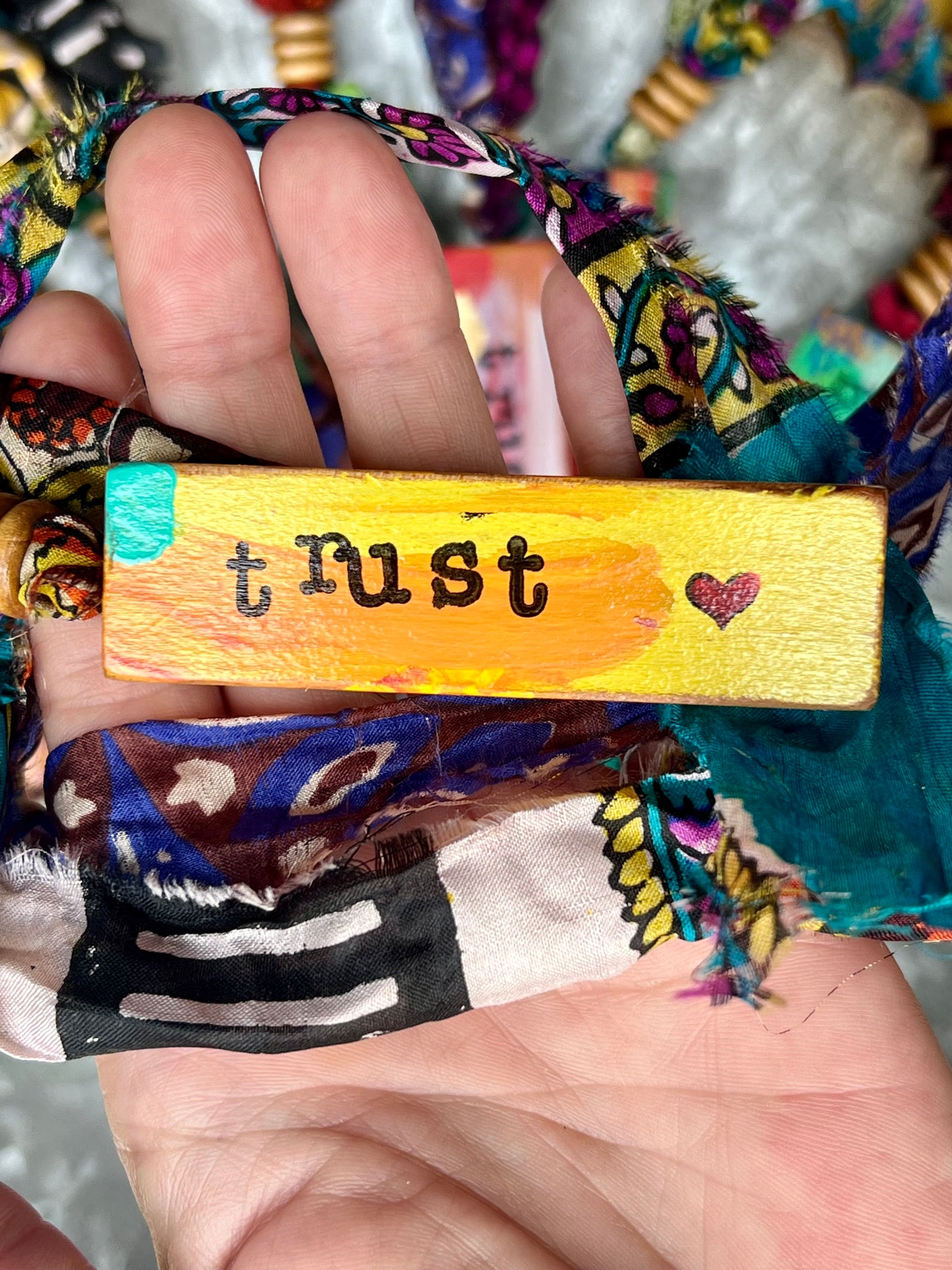 Soul Collective hand-painted ornament for holiday or home décor