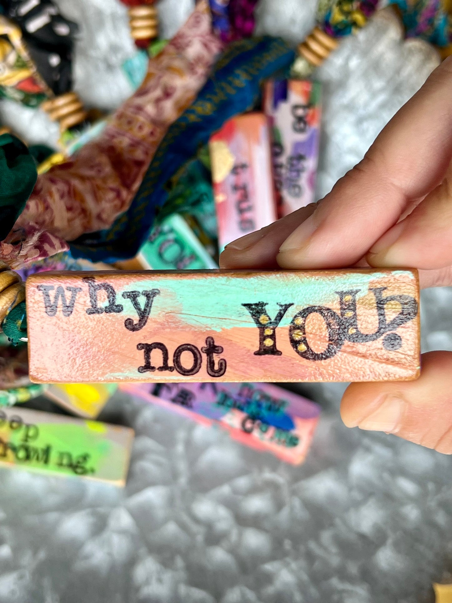 Artisan-crafted ornament with unique painted artwork