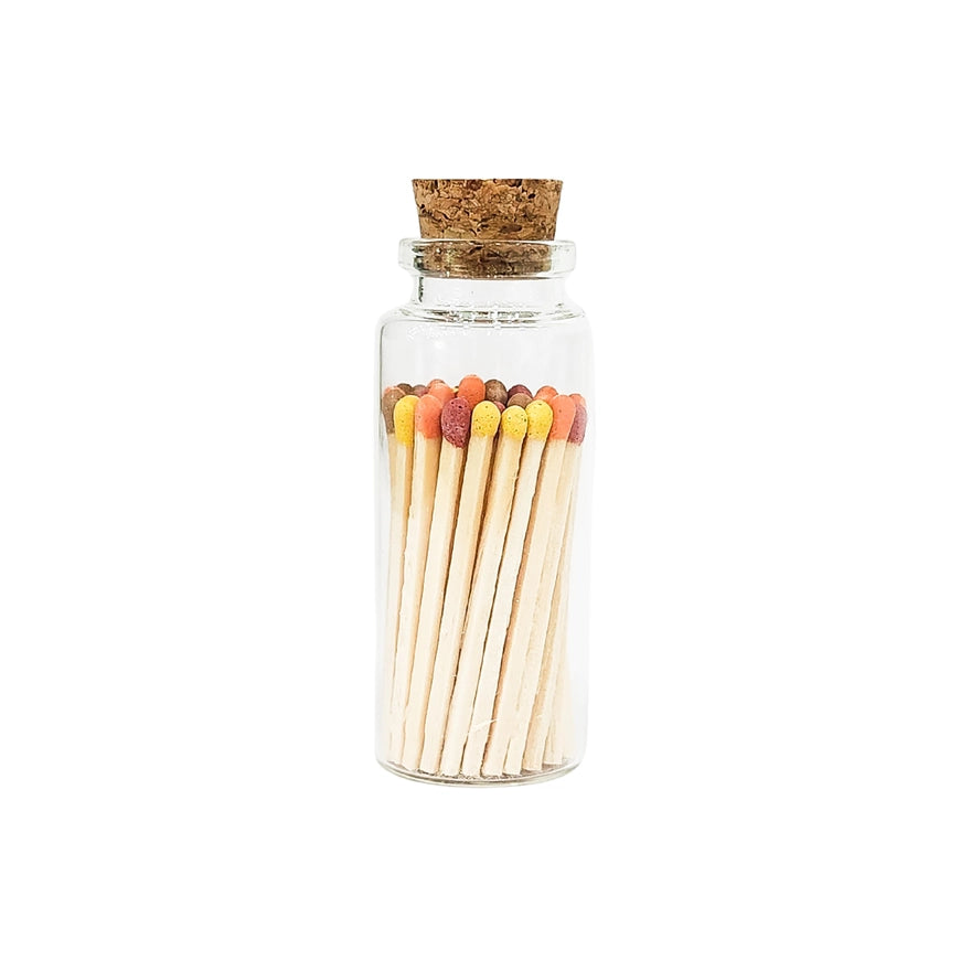 Soul Collective boutique matches with cork top bottle