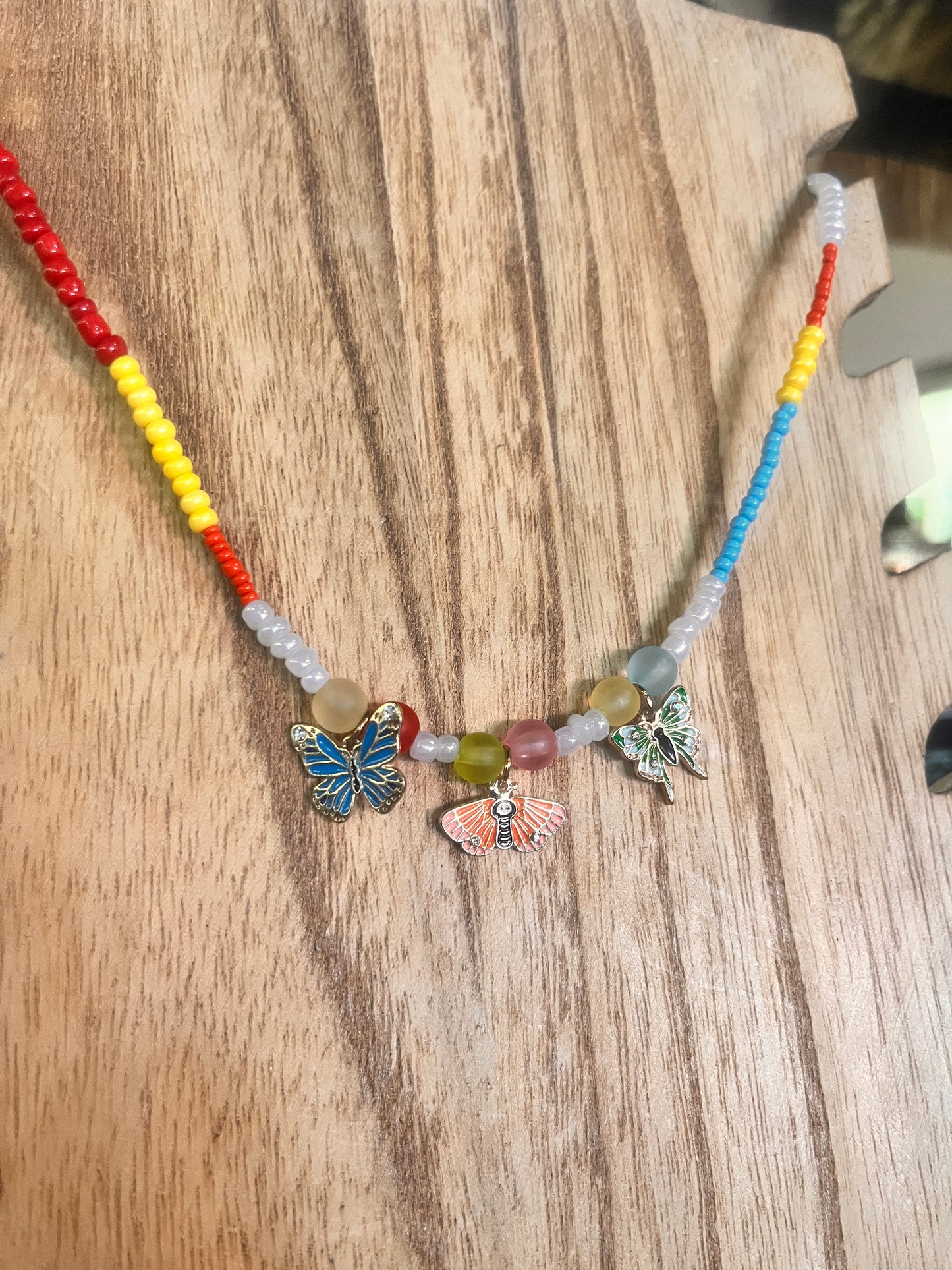 Stacy Motsinger artisan earrings with unique beadwork details