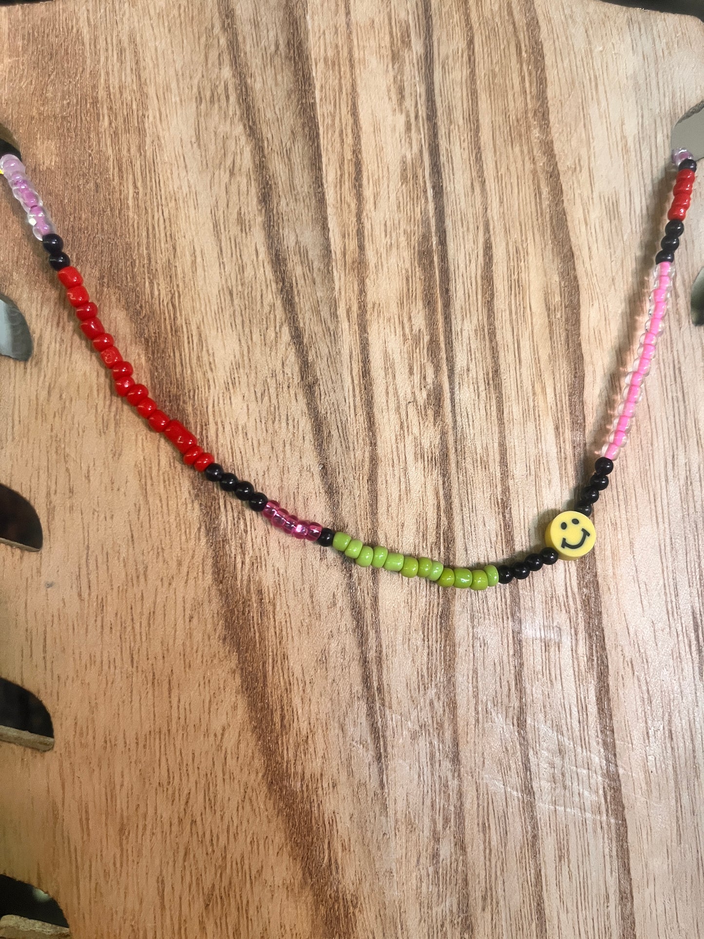 Handmade bracelet featuring vibrant beads and lightweight style