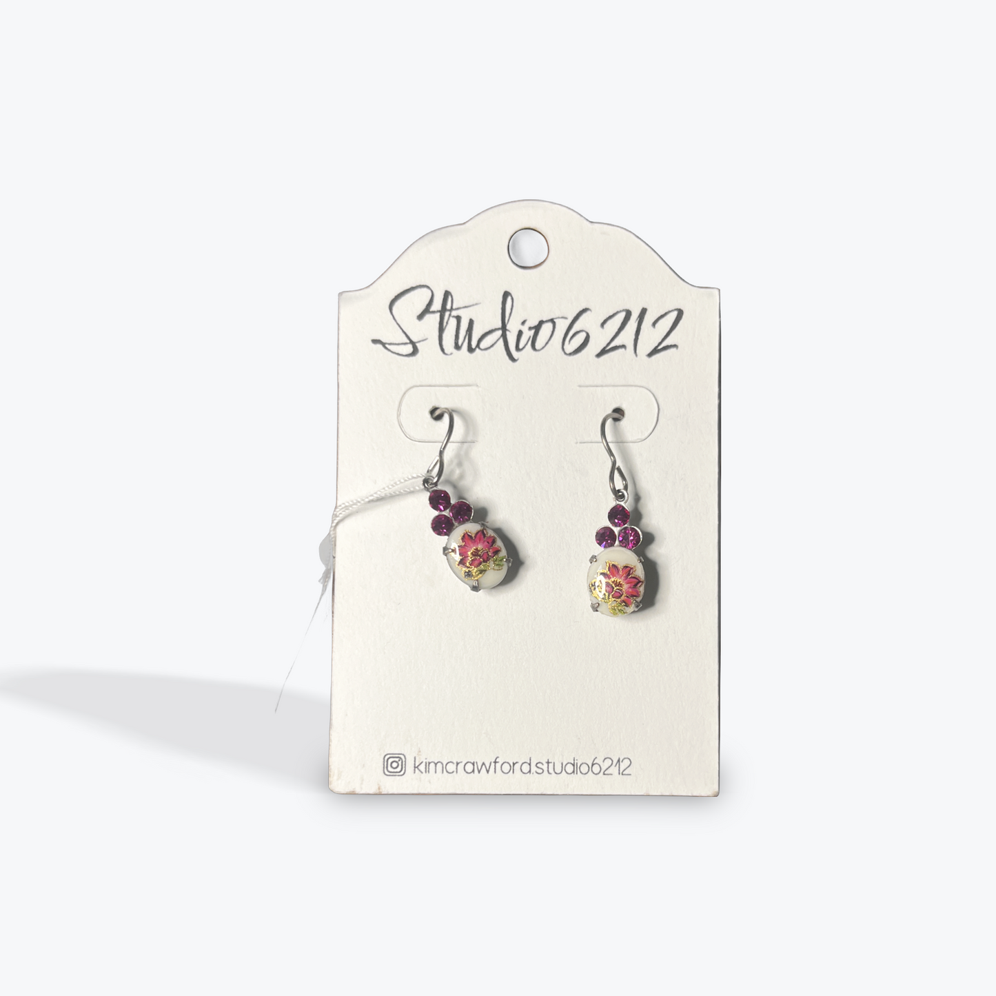 Studio 6212 creative statement earrings with mixed textures