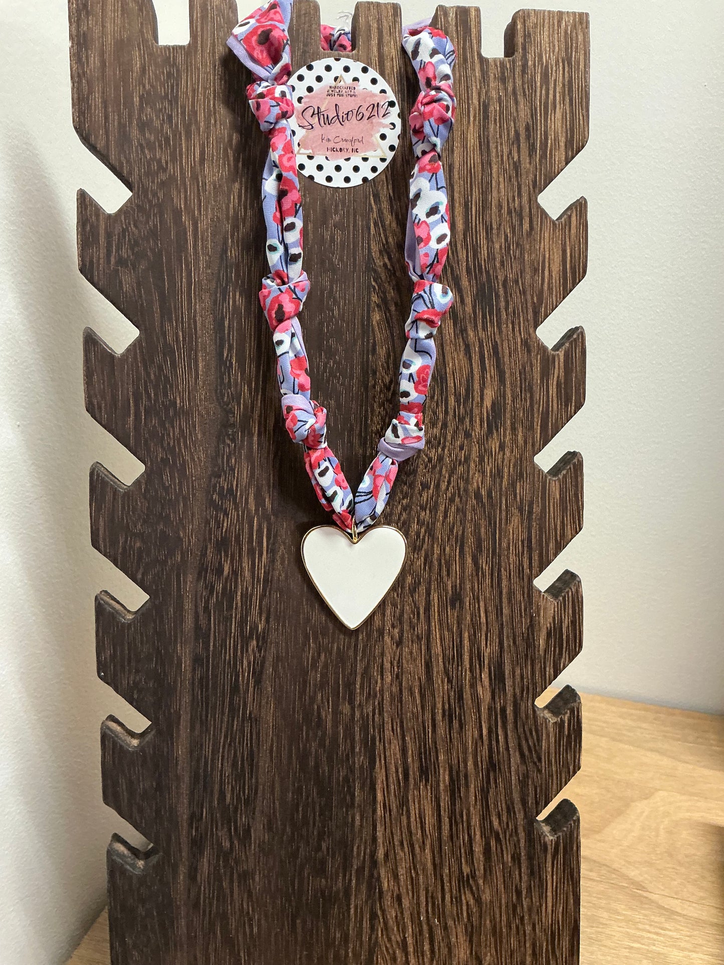 Studio 6212 handmade necklace featuring bold statement charm