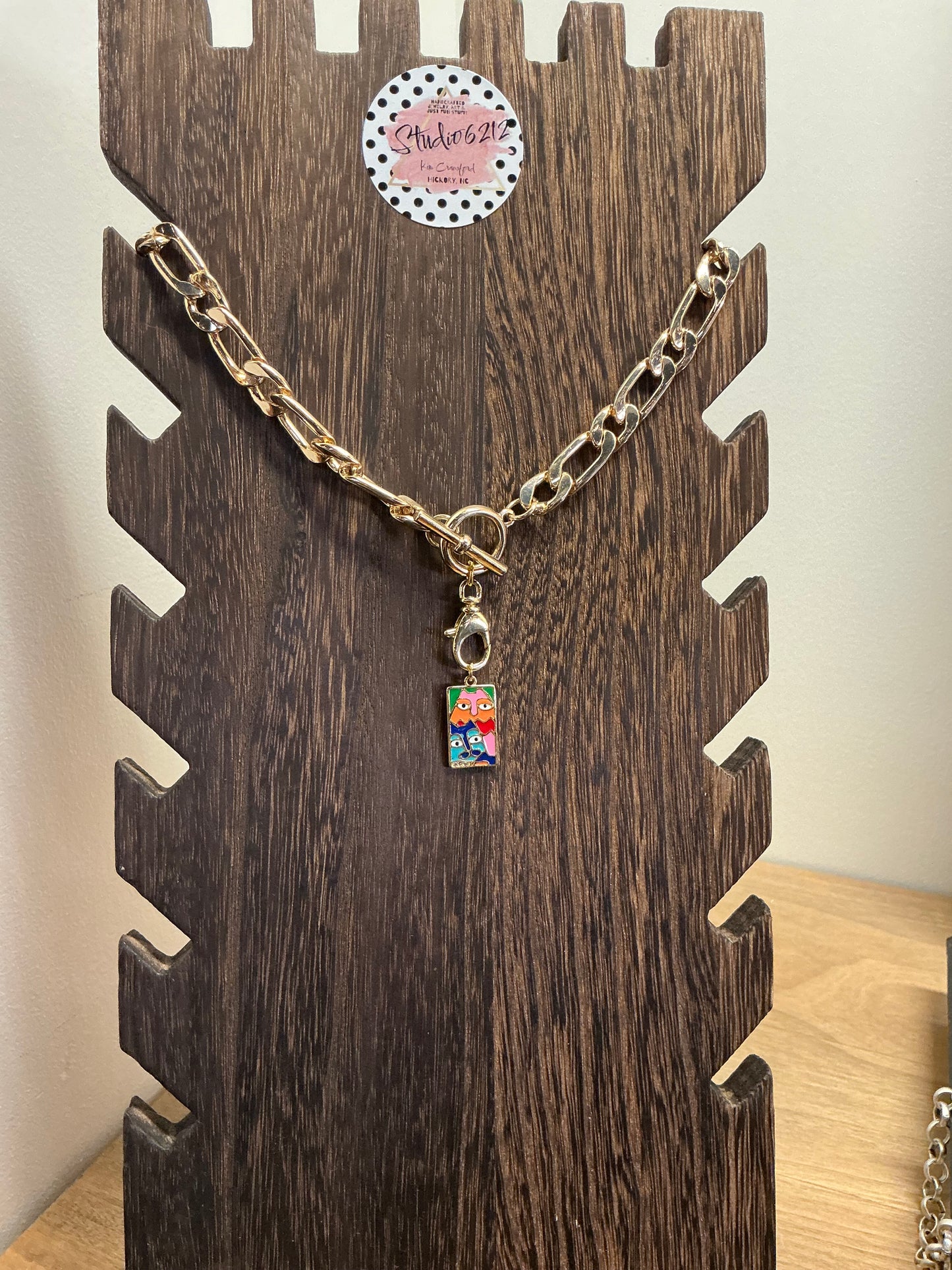 Studio 6212 artisan necklace featuring handcrafted textures