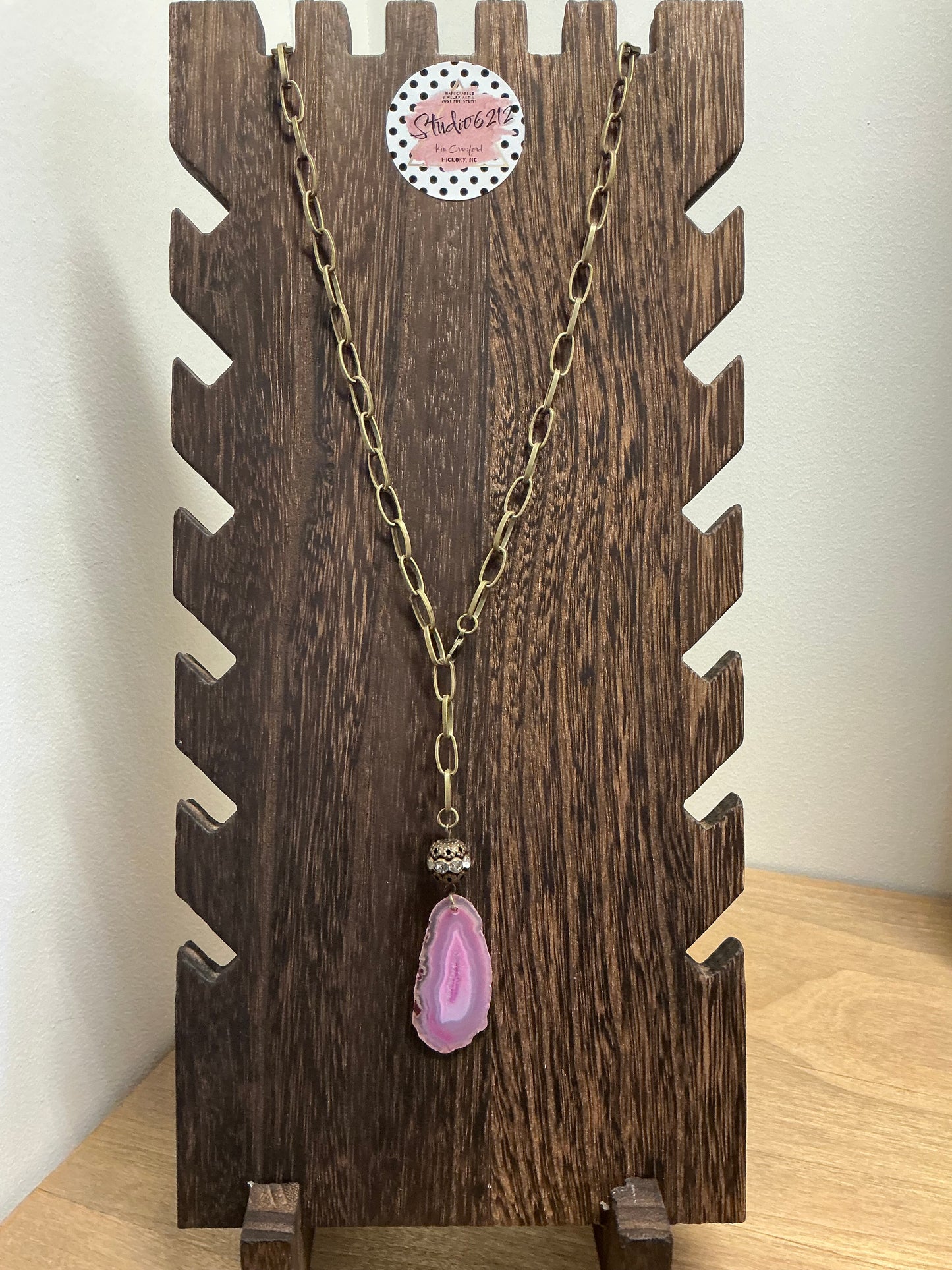Studio 6212 necklace crafted with handmade creative detail
