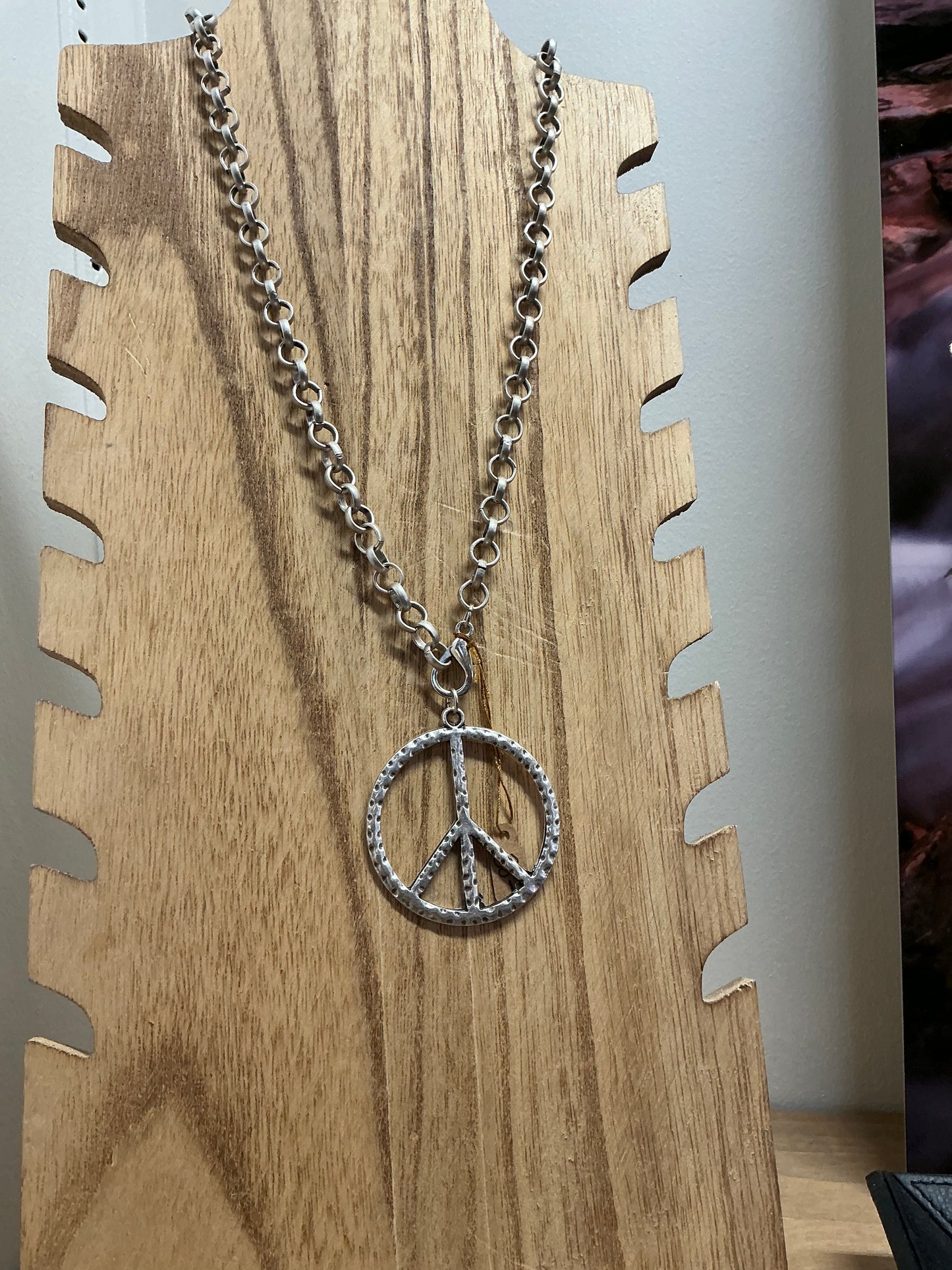 Handmade Studio 6212 necklace with creative mixed media design