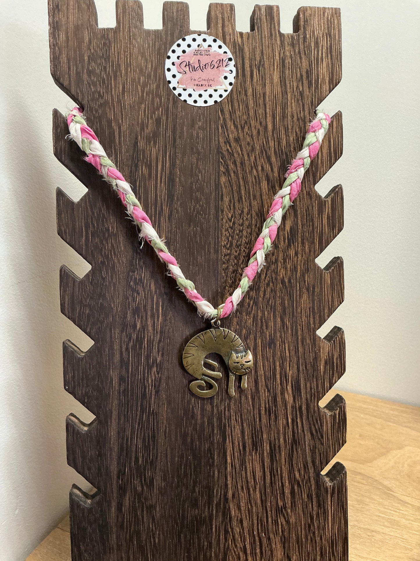 Studio 6212 handcrafted necklace with unique artisan pendant
