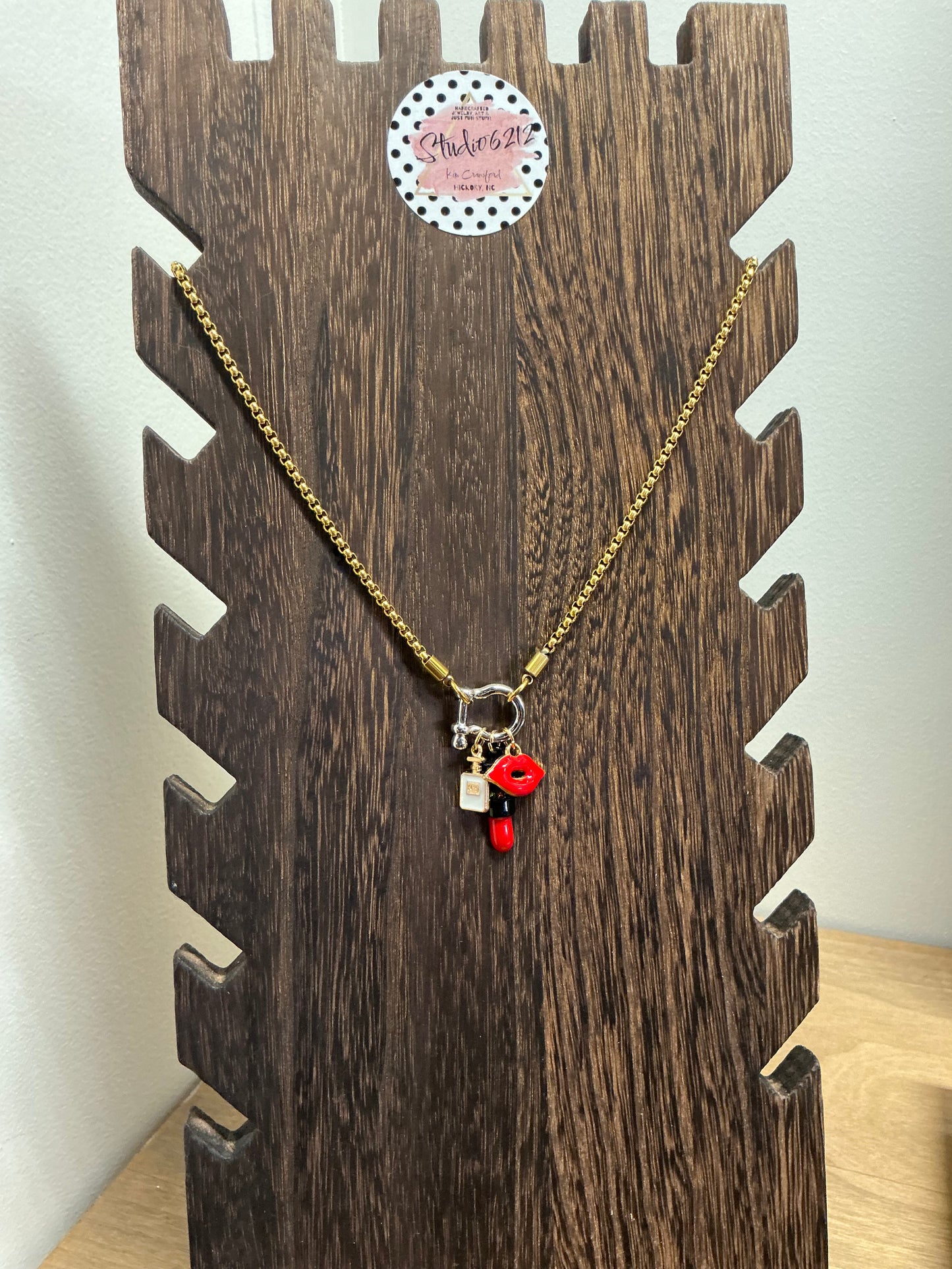 Studio 6212 artisan jewelry necklace with bold handcrafted style