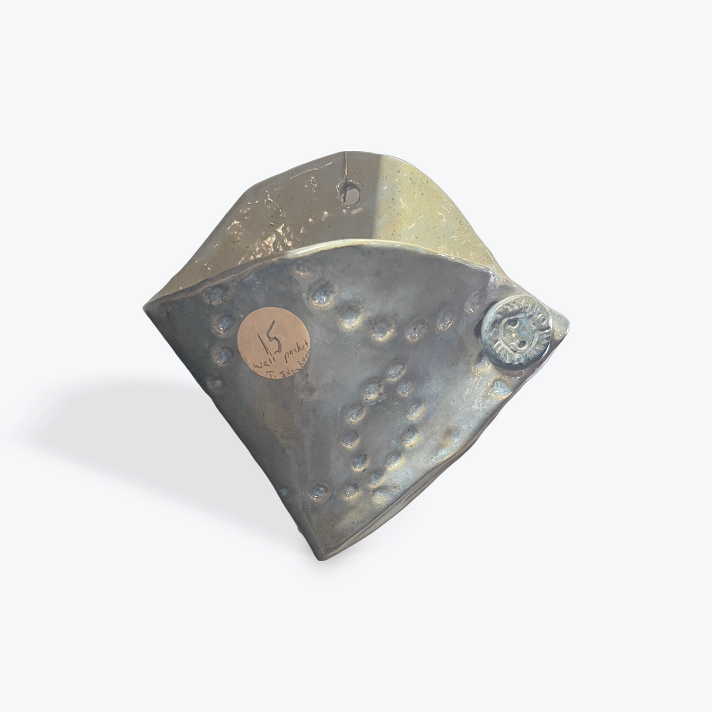 Artisan ceramic plate handmade for functional and decorative use