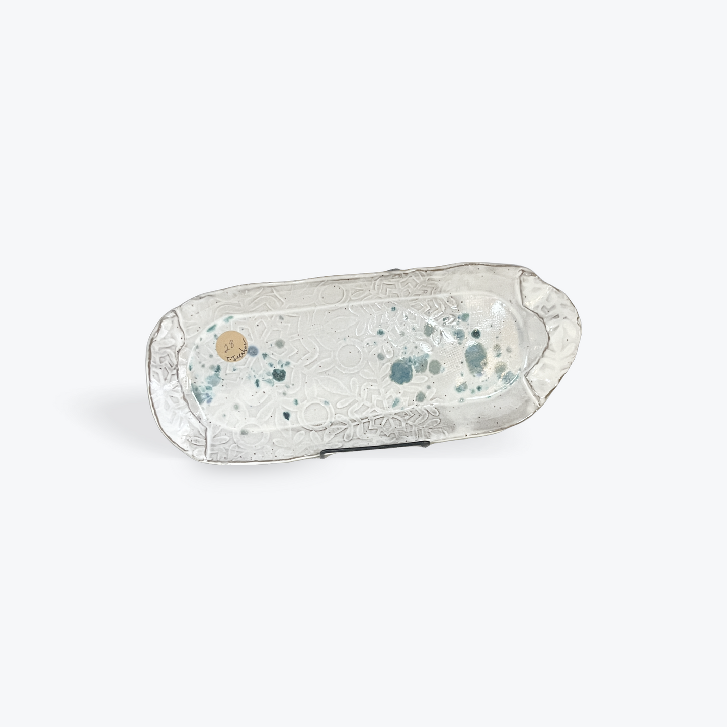 Teresa Icenhour pottery tray designed for functional styling