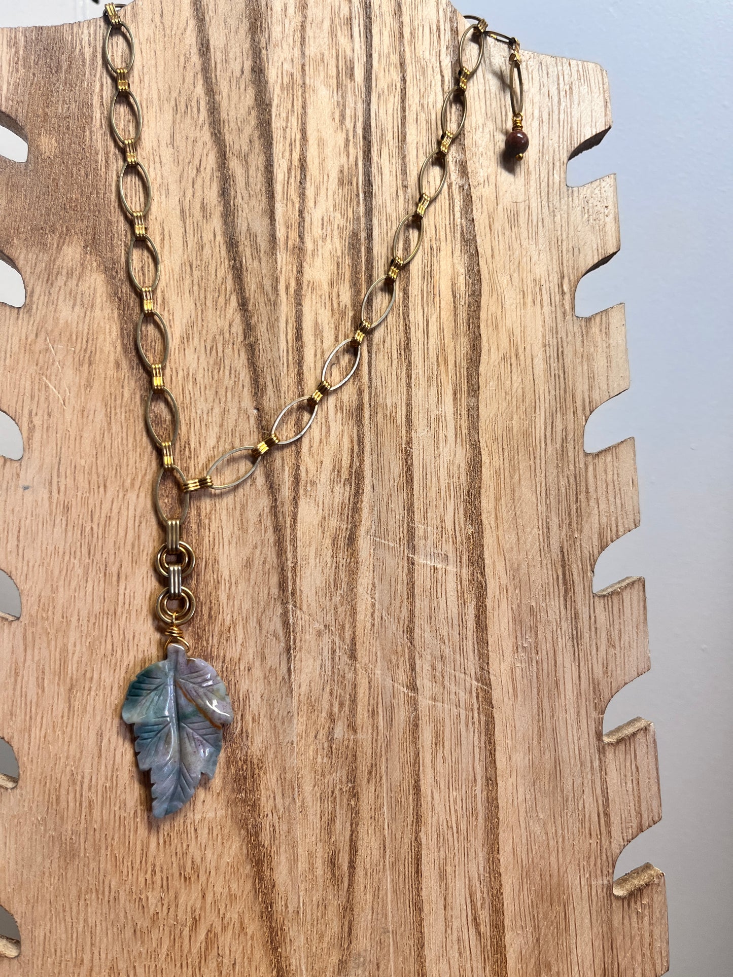 Unique handmade necklace with artisan accents and timeless charm