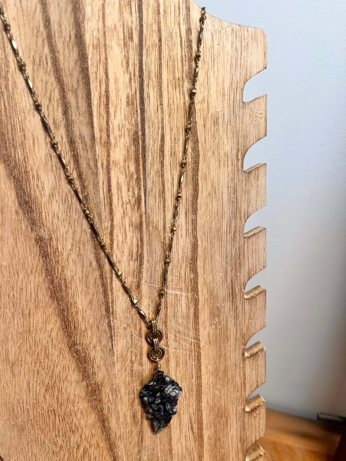 Terri Fulbright handmade necklace with creative mixed materials